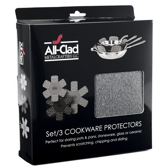 AllClad 3 Piece Pro Cookware Protector Set & Reviews Wayfair